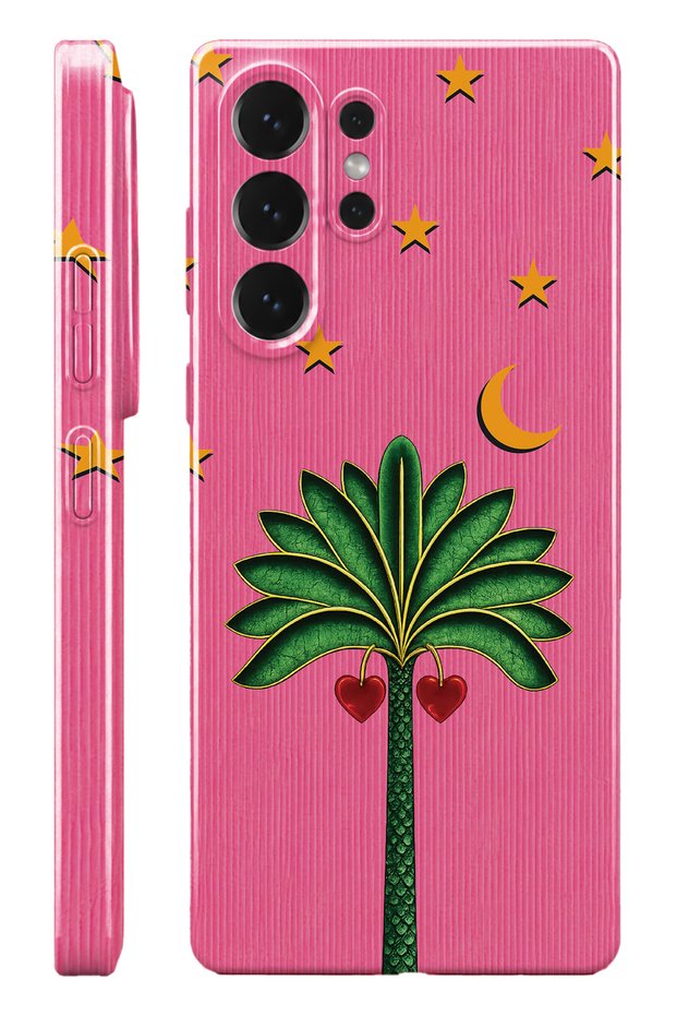 Samsung S25 Ultra Palm Protect Slim Glossy Full Covering Print Camera Protected Phone Case