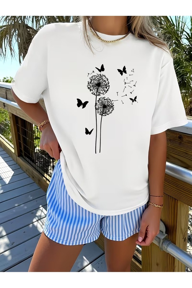 Unisex Comfortable Fit Tshrit Mixed Printed Tshirt