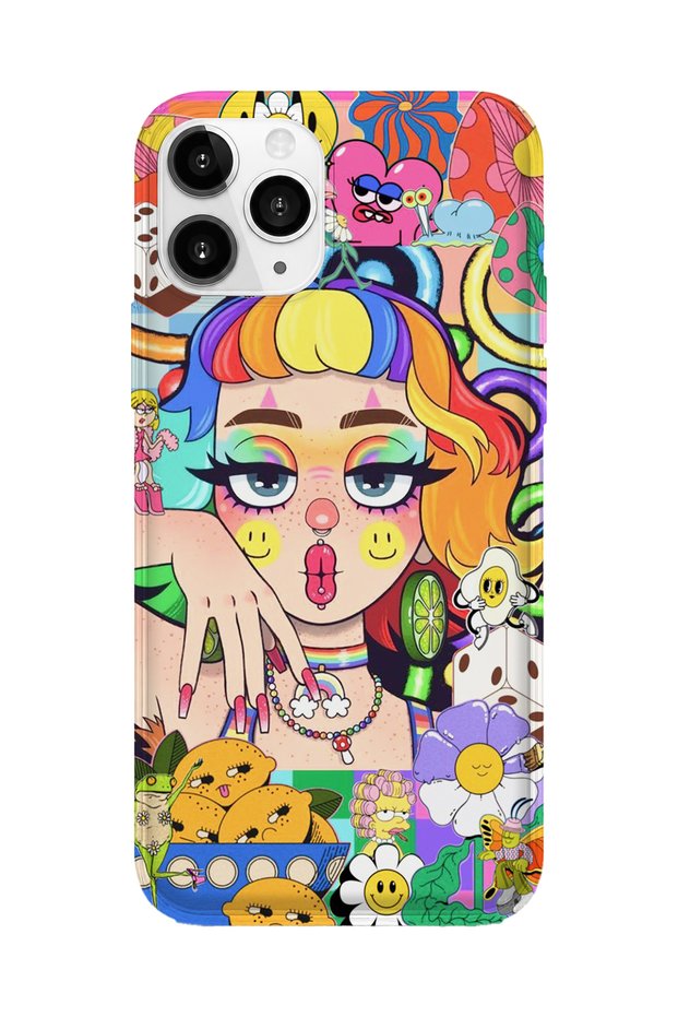 iPhone 11 Pro Max Compatible Printed Transparent Phone Case | Collection: Chromatica Aura