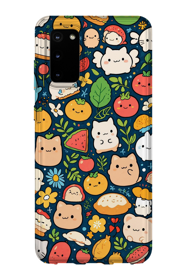 Samsung Galaxy S20 Compatible Printed Transparent Phone Case | Collection: Kawaiimilk Dreamies