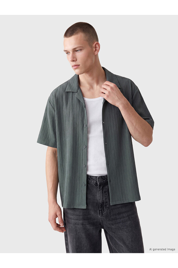 Nevavm Regular Fit Men's Shirt with Difference