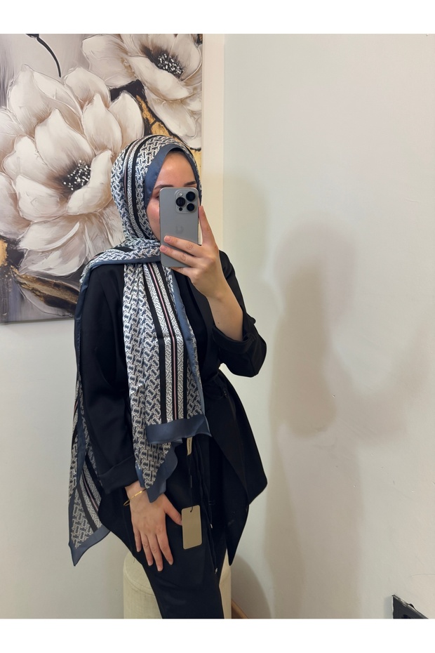 Voile Silk Shawl | It Doesn'T Show | Easy Shape Area | Soft Textured