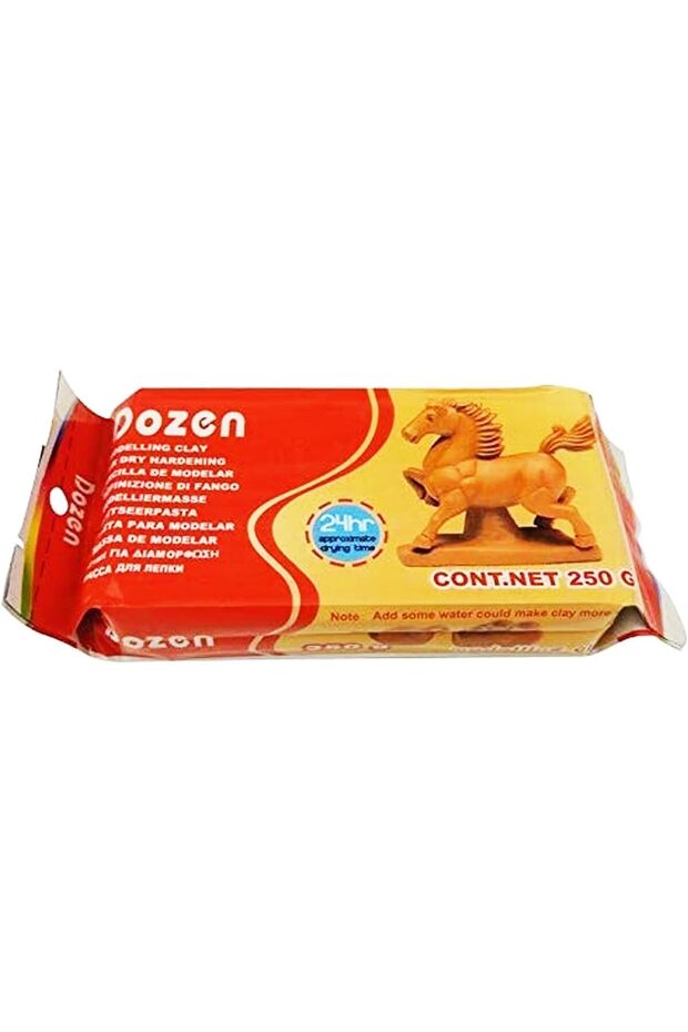 Brown Air Dry Clay Soft & Non-Toxic Sculpting Clay, Reusable 250gm Pack of 4