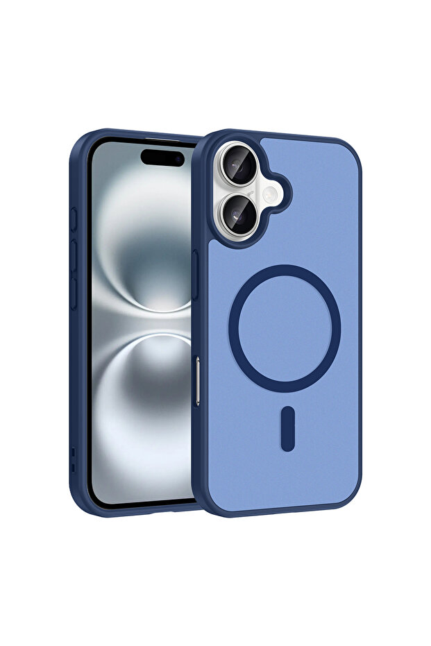 iPhone 16 Plus Case Magsafe Camera Protected Matte Anti-Fingerprint Senk