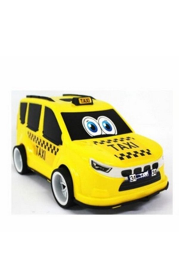 Vacuum Stick Steering Wheel Toy Taxi Car 35cm