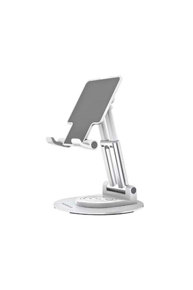 Foldable Phone & Tablet Desk Stand with Adjustable rod, Compatible with 4-11"Devic