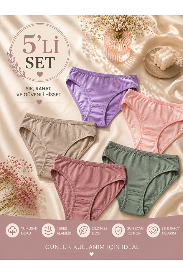 5-Pack Women's Cotton Panties