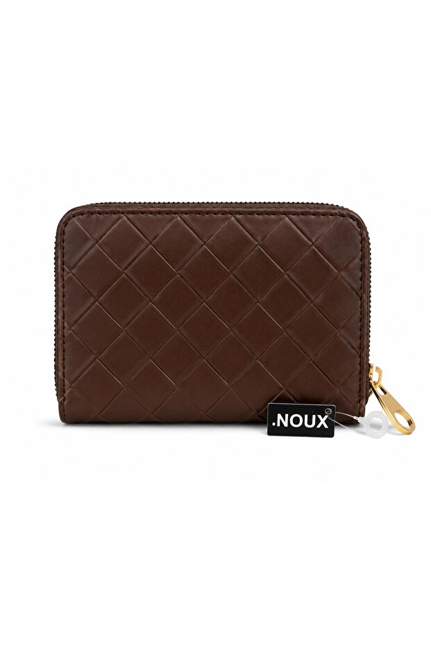 Premium Knitted Patterned Zipper Wallet