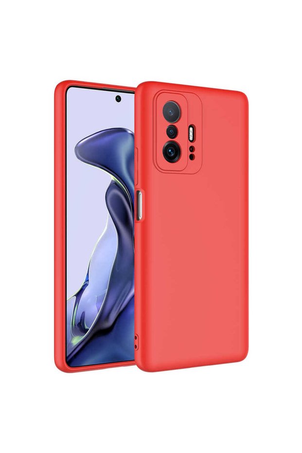 حافظة هاتف Xiaomi Mi 11T Pro 5G من السيليكون الناعم مع حماية للكاميرا