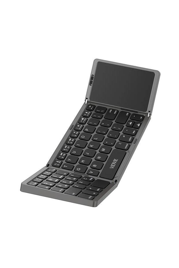 KB03 Portable Wireless Foldable Keyboard, Bluetooth 5.1, 64 Keys – Black