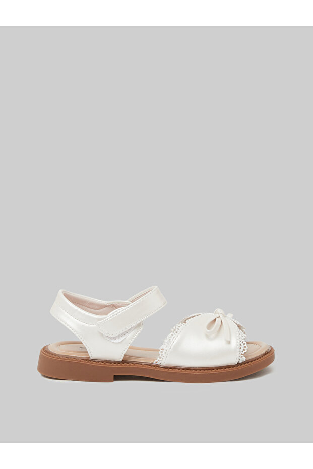 Girls Bow Detail Buckle Sandals