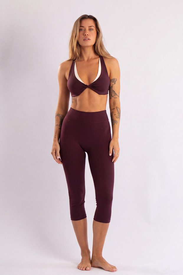Seamless High Waist Capri Leggings