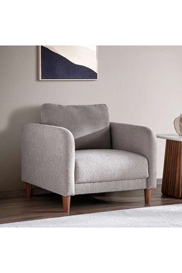 BATLENO SINGLE SEATER SOFA - DARK BROWN