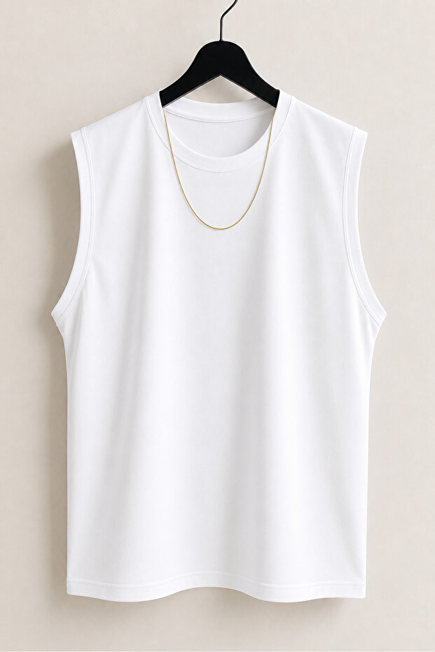 Men's Premium Quality Modern Fit Sports Tank Top Sleeveless T-Shirt