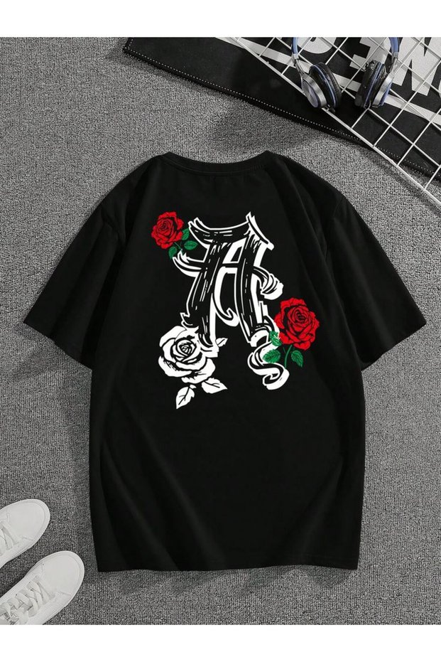 Calle Unisex Colorful Oversize Printed T-Shirt Streetwear Comfortable Fit Daily Premium