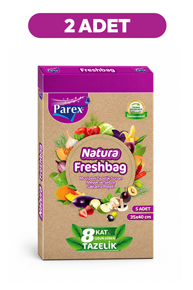 Natura Freshbag Freshness Preserving Bags Two Packs