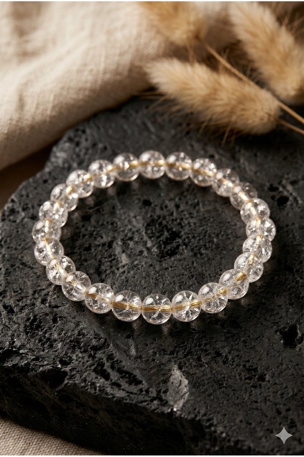 Handmade Najaf Round Natural Stone Flexible Bracelet