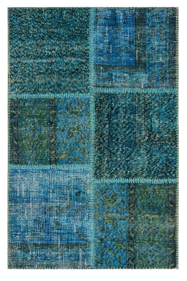 Patchwork Dikdörgent Halı 206A YEŞİL