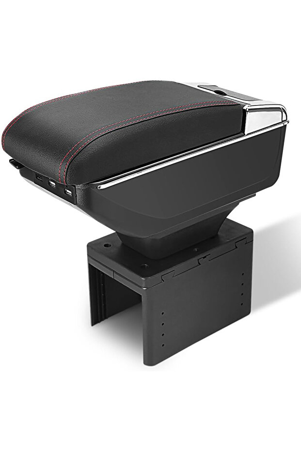 Tc30-291002 Armrest Multi-Functional. 6 USB Black Sliding Imported Premium