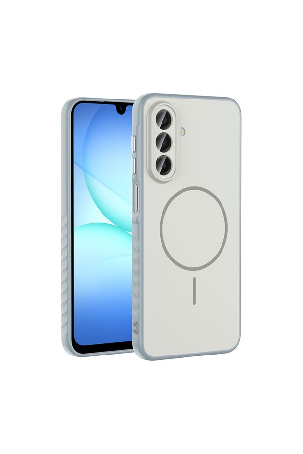 Galaxy A17 Case with Camera Lens Protection Magsafe Supported Silicone Vrdr