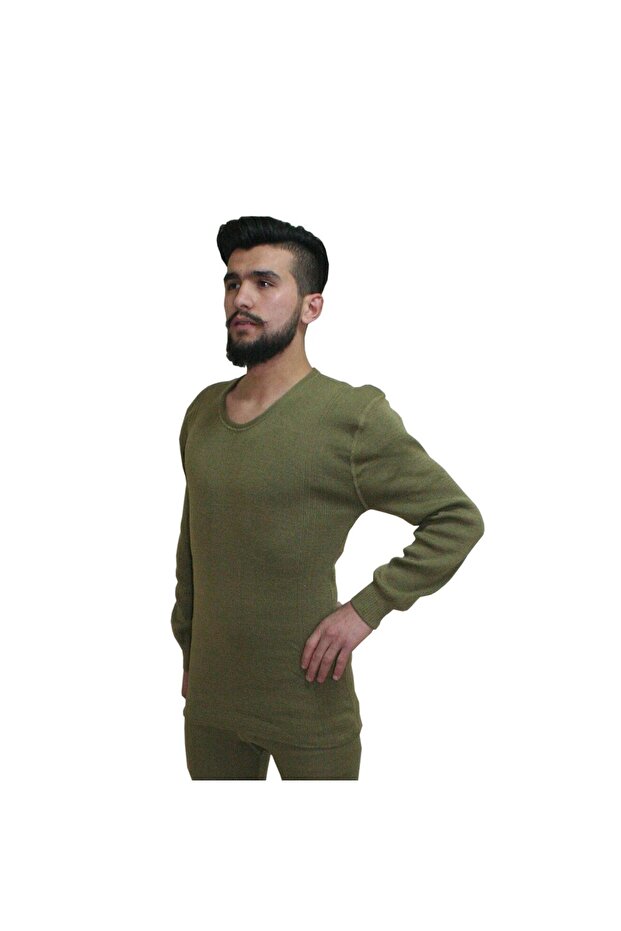 Soldier Long Sleeve Knitted Underwear Winter Underwear