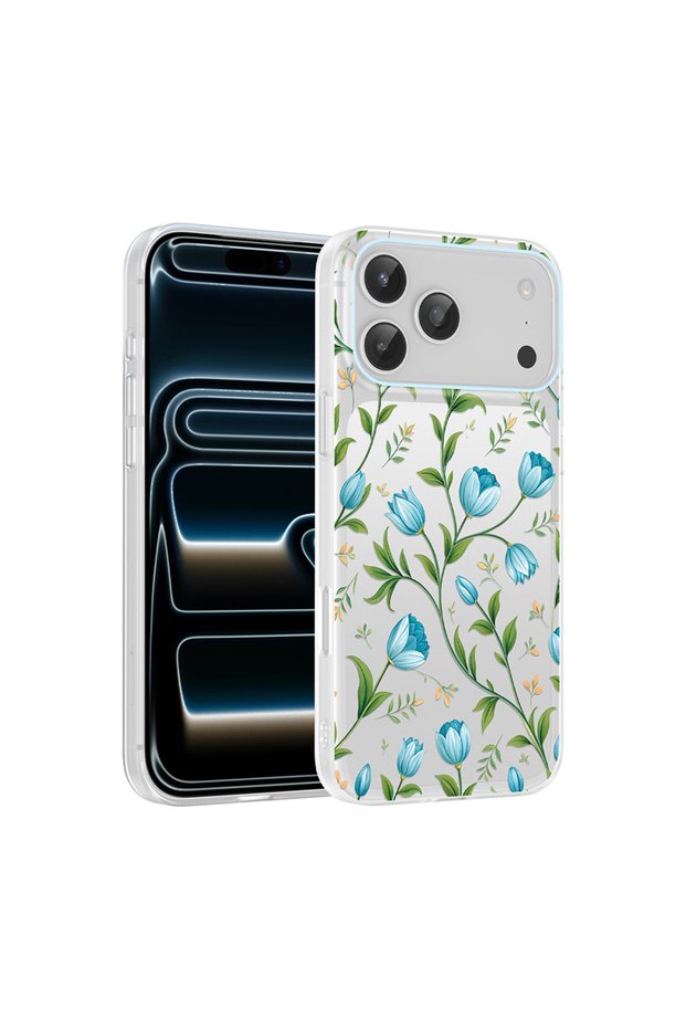 iPhone 17 Pro Case with Camera Protection Vibrant Luxury Patterned Clip Hard Cover