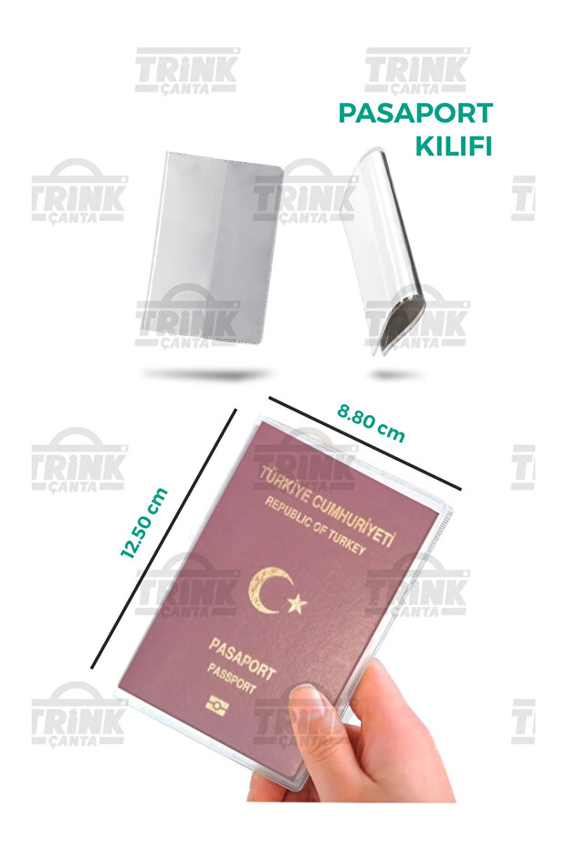 * Passport Cover 2-Pack * Transparent Waterproof Passport Protection
