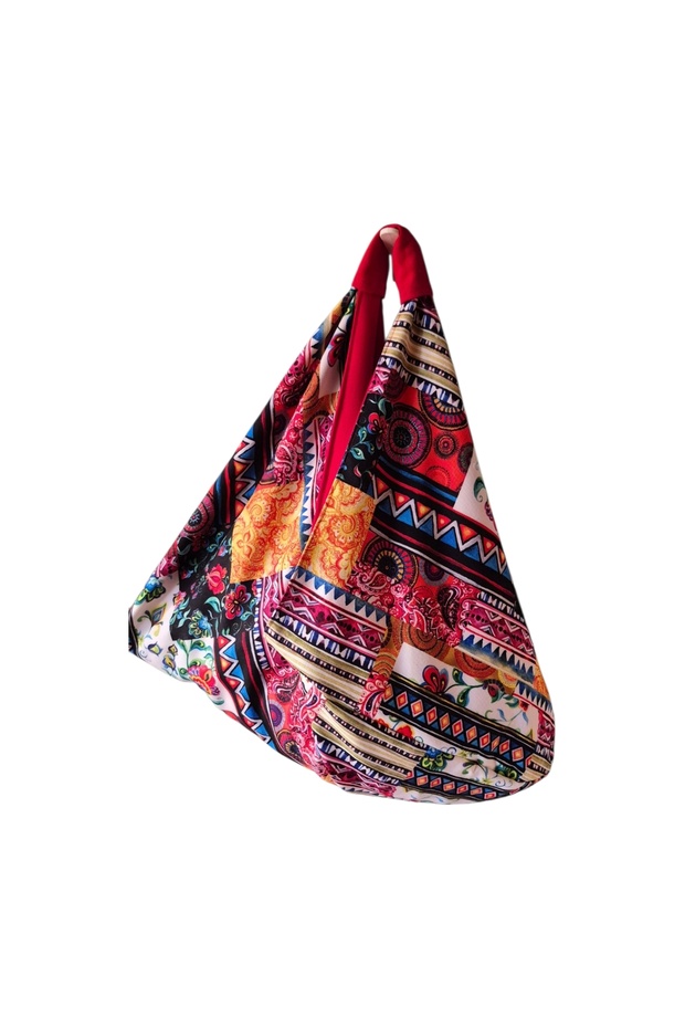 Hande Dizayn Valentine's Mother's Day Boheme 2 Everything Bag Origami Model Shoulder Bag
