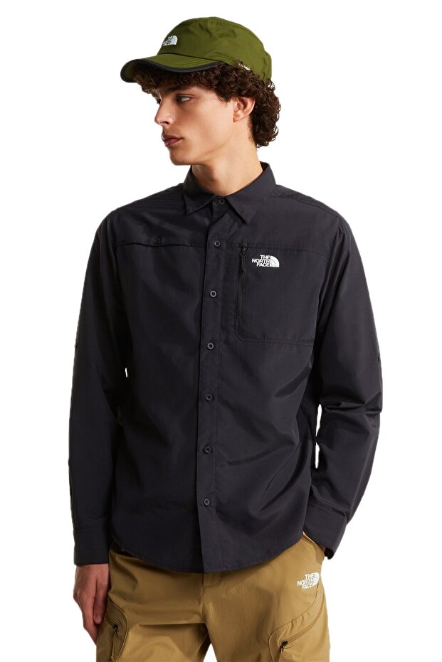 Packable long sleeve shirt men's casual shirt colorful