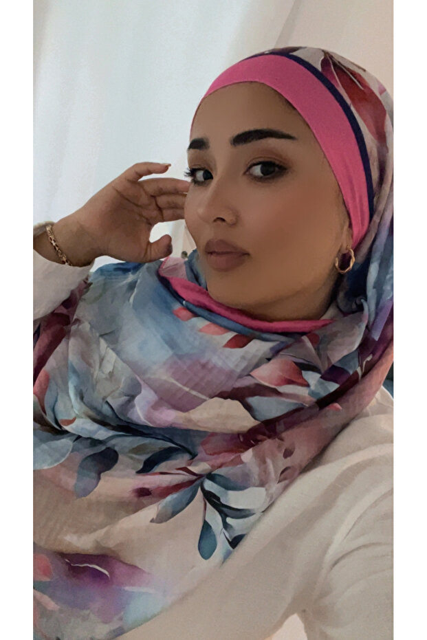 Patterned Muslin Summer Shawl