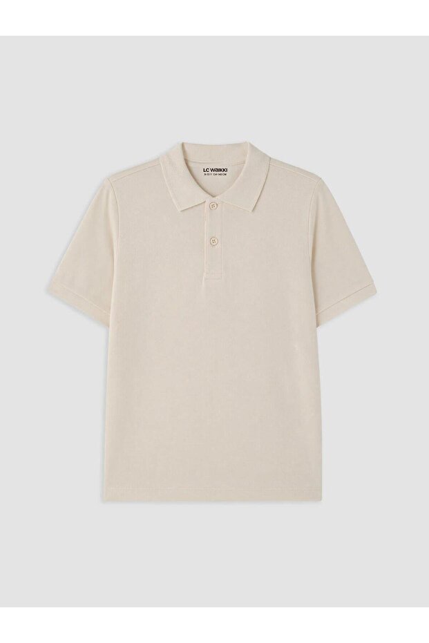 Polo Collar Boys' Pique T-Shirt (W6)