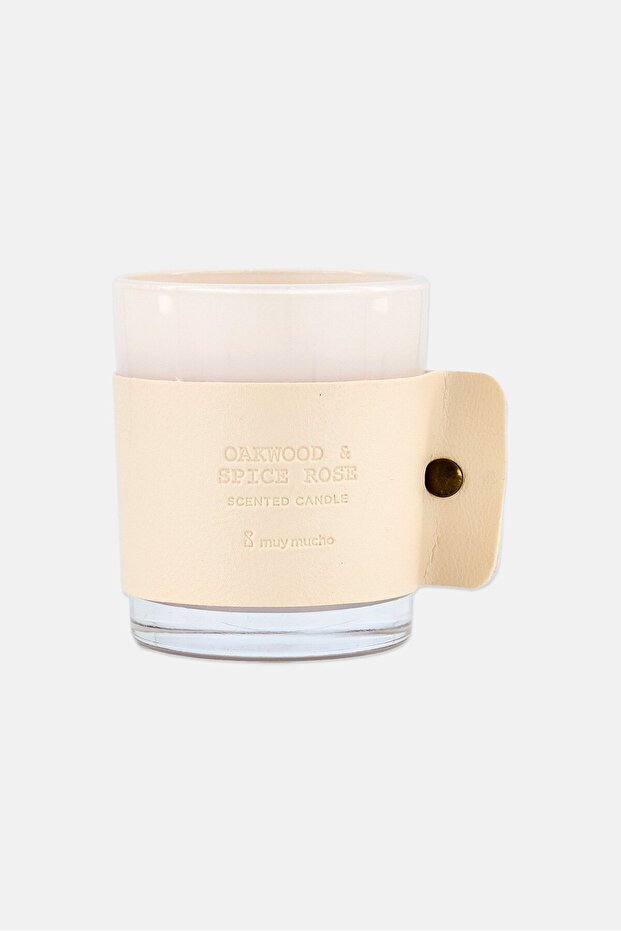 Oakwood And Spice Rose Scented Candle 160ml