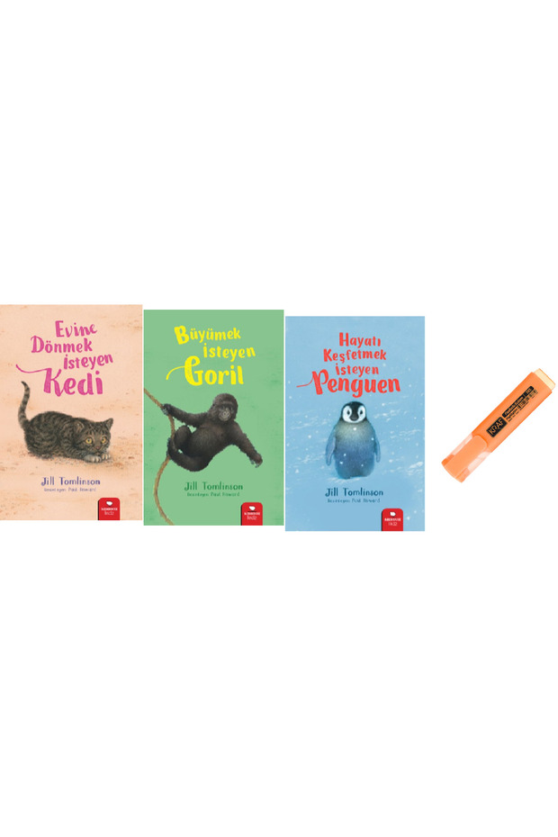Cat Who Wants to Go Home + Penguin Who Wants to Explore Life + Gorilla Who Wants to Grow up KALEM HD SET