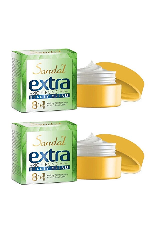 Extra Brightening HD+ Beauty Cream – 8 in 1 Formula - Pack of 2