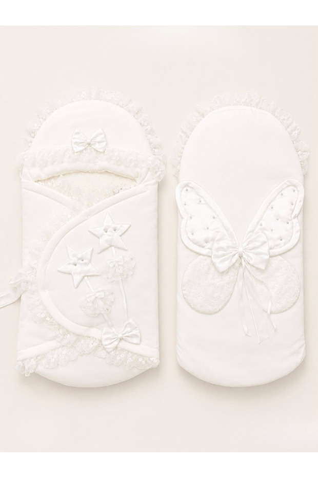 Lace Detailed Baby Swaddle