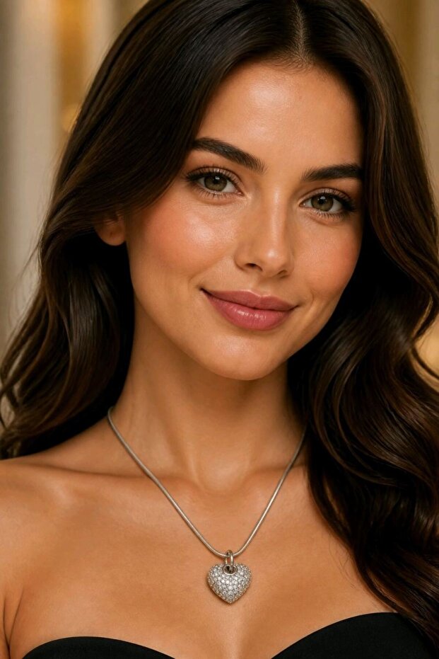 Figured Anti-Tarnish Steel Adjustable Chain Luxury Necklace
