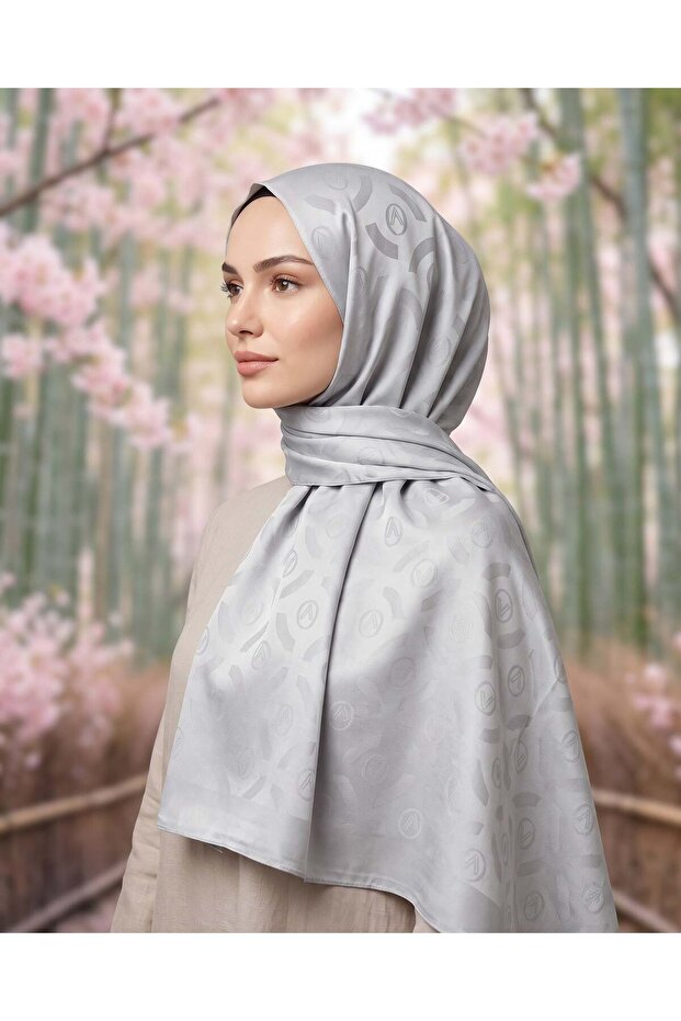 Logo Series Shawl - Vector Pattern - 05 - Silver