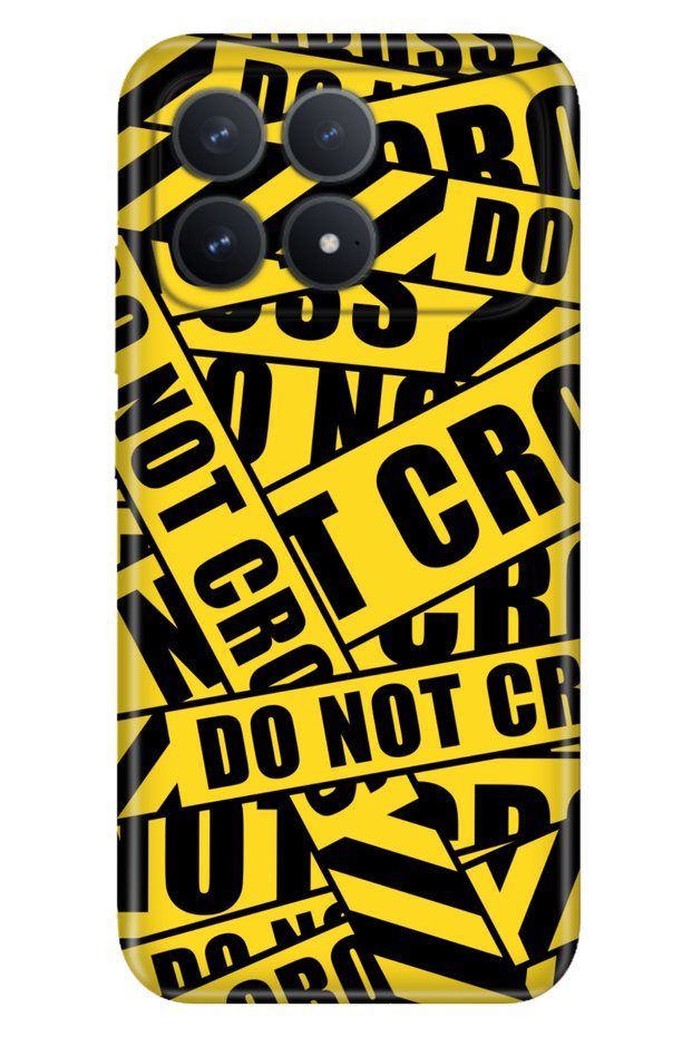 Poco F8 Pro 6.59" Case Colorful Silicone Printed Tpu Cross Police