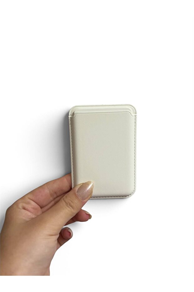 iPhone 11 12 13 14 15 16 17 Plus Pro Max Card Holder Magnetic Leather Magsafe Wallet Back Card Holder