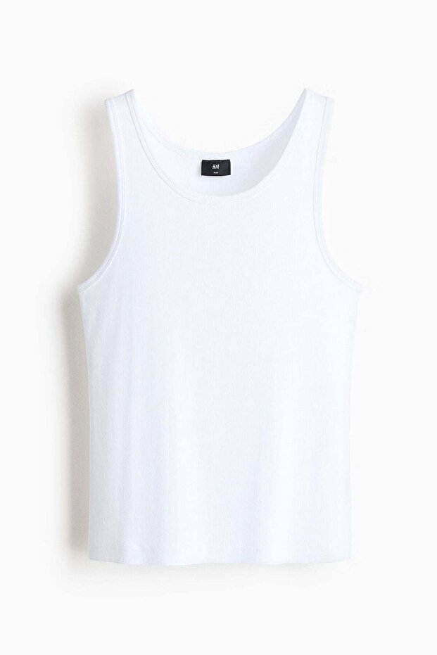 Slim Fit Ribbed vest top