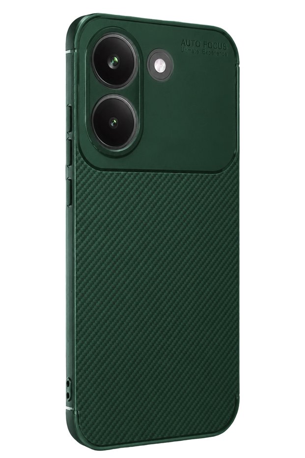 Aconcept Poco X8 Pro Auto Focus Carbon Cover - (30313) Dark Green