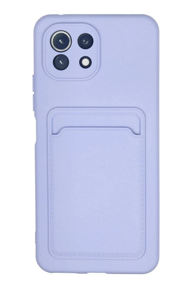 Aconcept Mi 11 Case Kelvin Silicone with Business Card Holder (111012) - Lilac
