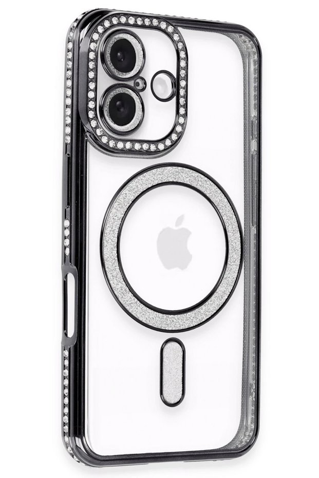 Aconcept iPhone 16 Case Joke Simli Magneticsafe Case (121549) - Black