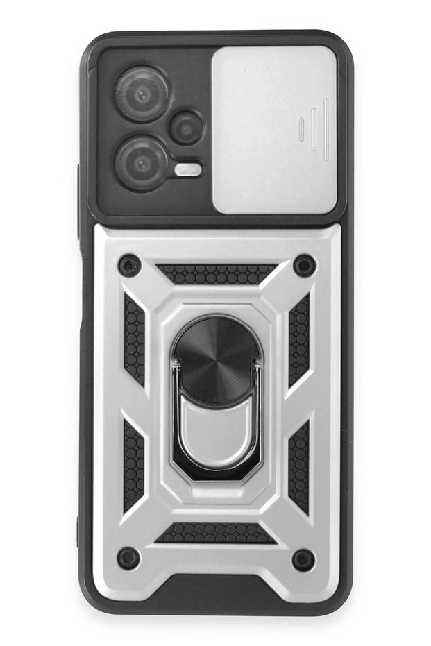 Aconcept Redmi Note 12 5g Case Pars Silicone with Lens Ring (230327) - Silver