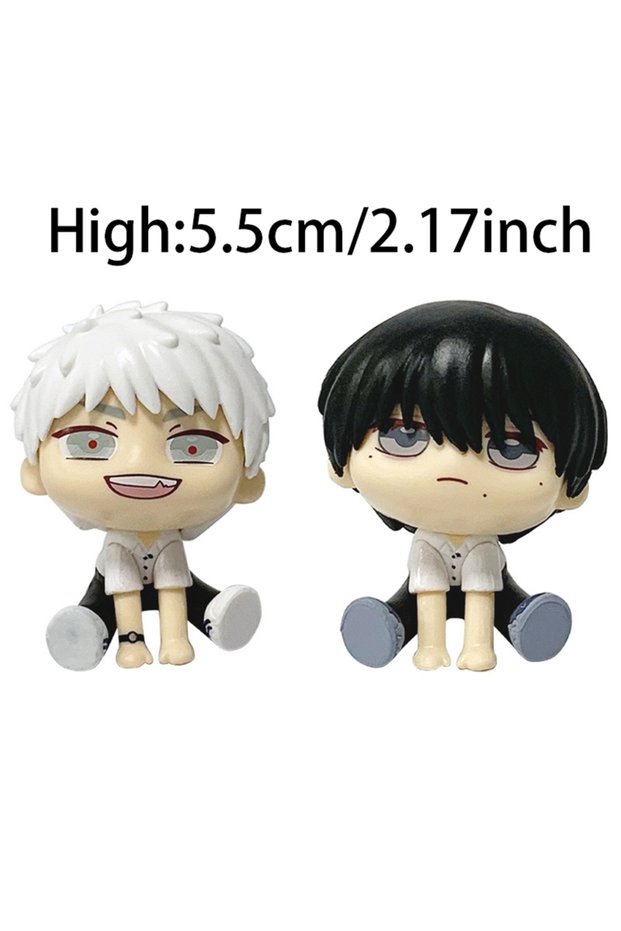 Bandai 2PCS 5.5cm/2.17in Hikaru ga Shinda Natsu Anime Figure Hikaru Indou Action Figure Yoshiki Tsuj