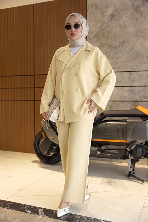 6398 - Stylish Comfortable Modal Soft Woven Fabric Casual Women's Set