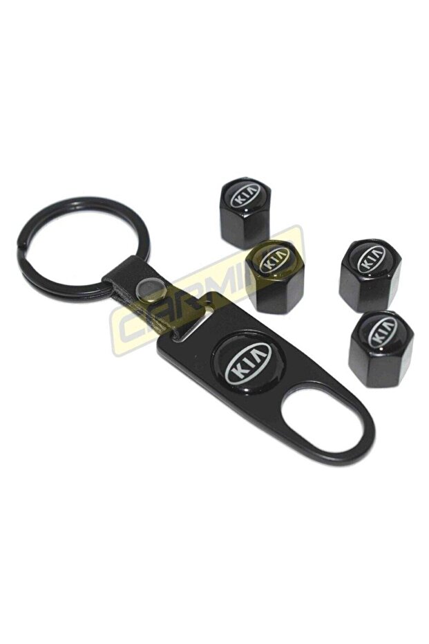 Kia Metal Valve Cover Keychain Set