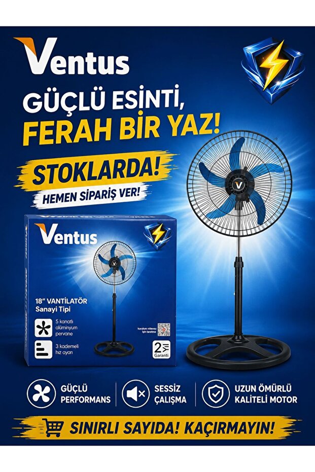 18 VANTİLATÖR SANAYİ TİPİ