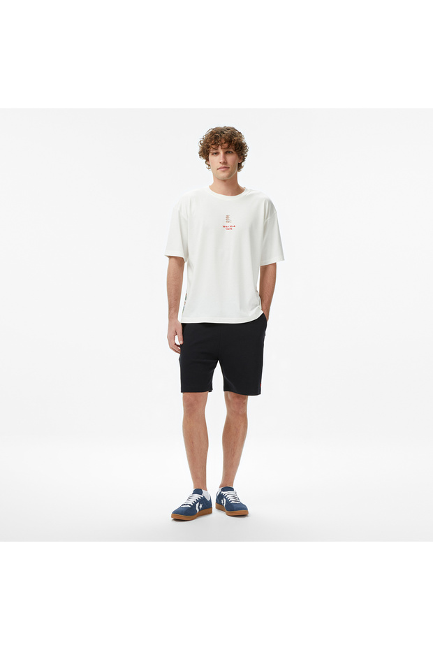 Regular Fit Men's Black Shorts