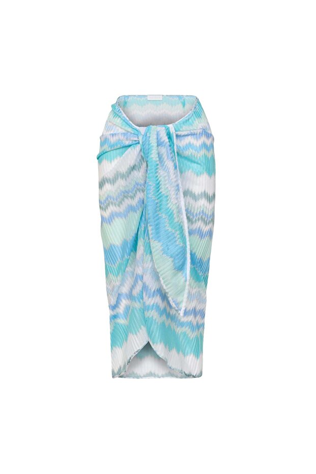 Pareza Knitted Pareo Zigzag Metallic Almara